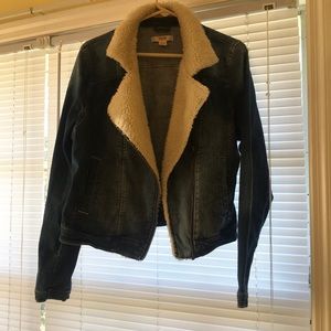 Mossimo Fur Denim Jacket